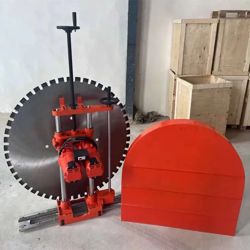 

30-50cm Depth Concrete Stone Cut Saw Machine Concave Road Saw Dual Motor Fully Automatic Wall Saw Hydraulic Wall Cutting Machine