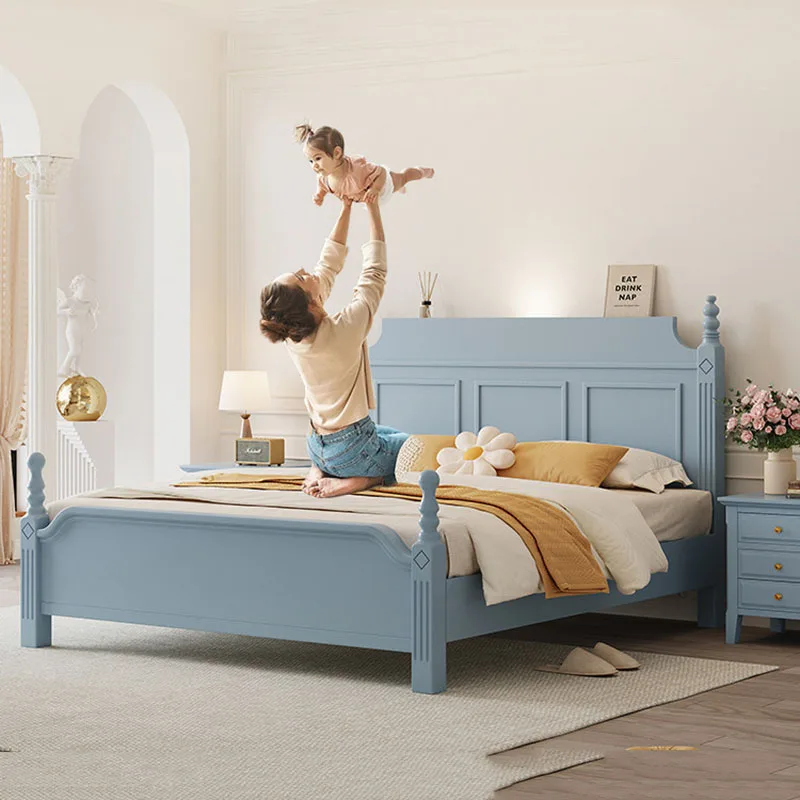 Wooden Girls Bed Bedroom Mobile Floor Princess Design Sleeping Double Baby Modern Bed Luxury Letto Matrimoniale Home Furniture