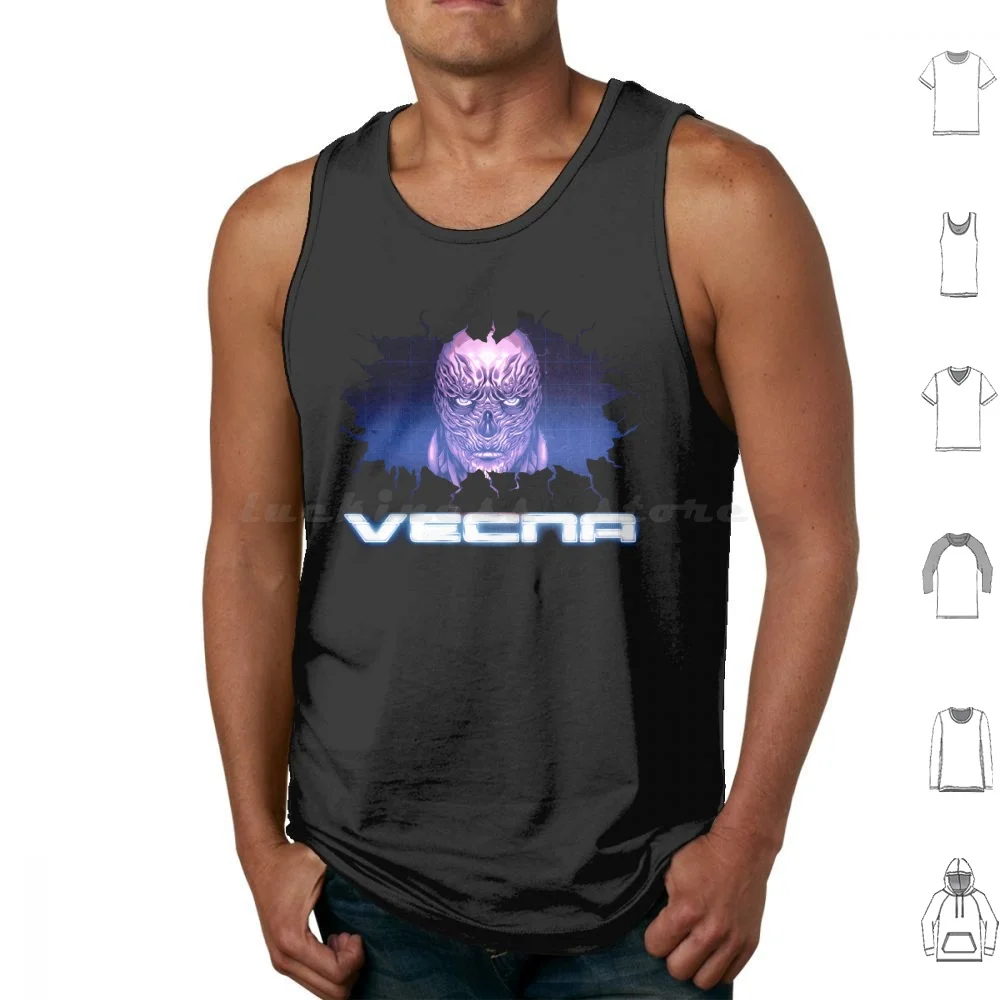 Vecna Tank Tops Vest Sleeveless Vecna Stranger Will Byers Eddie Munson Mike Eleven Lucas Dustin 80s Hawkins Netflix 1980s 11