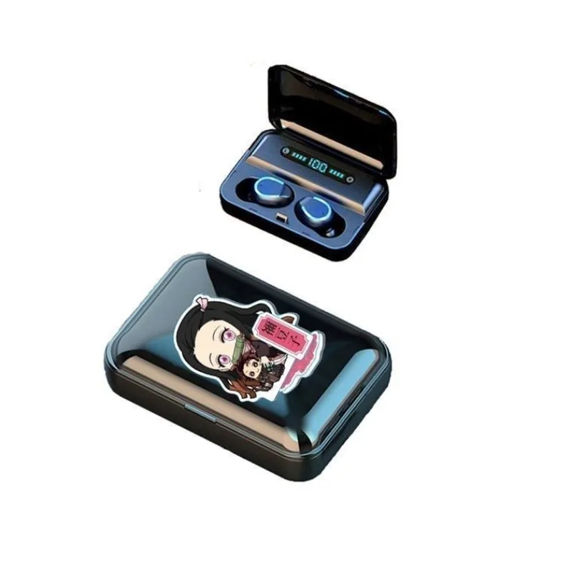 شيطان القاتل كامادو تانجيرو كامادو Nezuko الكرتون لطيف سماعة رأس بخاصية البلوتوث الرياضة اللياقة البدنية مريحة شحن لاسلكي سماعة #4