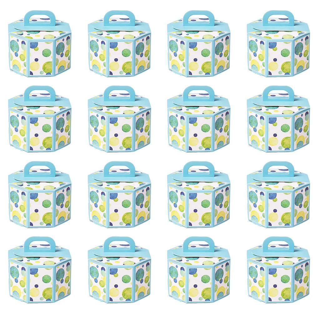 

50 Pcs C y Boxes Wedding Packing Storage Wrapping Paper Gift Boxes Chinese Style Octagonal Practical Decorative Quality