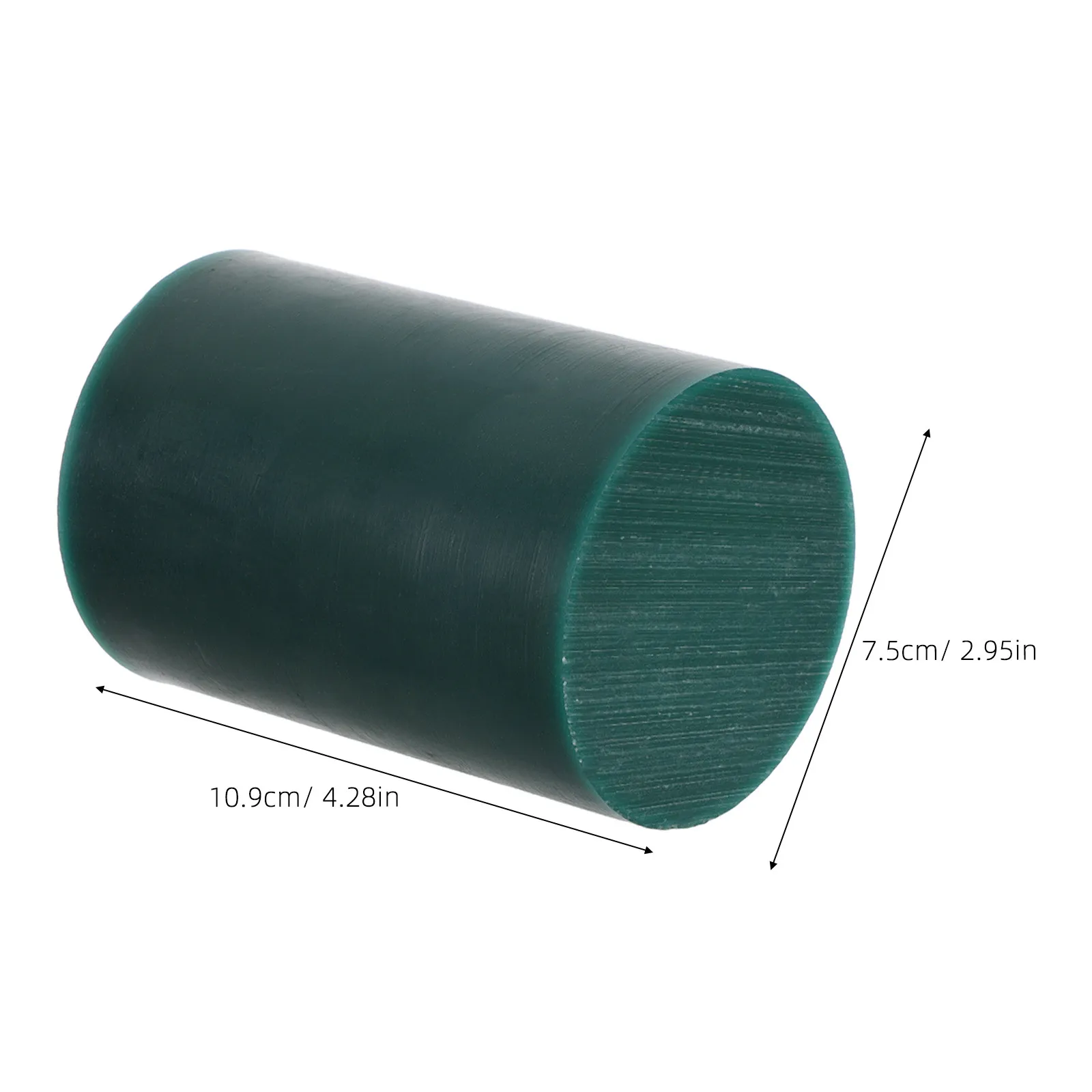 76Mm Solid Jewelry Carving Wax Tube for Ring Bracelet Modeling Lost Wax Casting Professional High Temperature Resistant Green