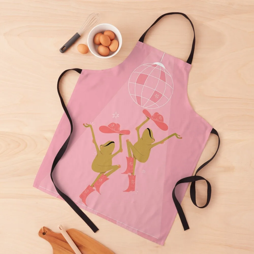 

Dancing Queen Cowboy Frog Apron beauty master kitchen utensil Cooking Apron