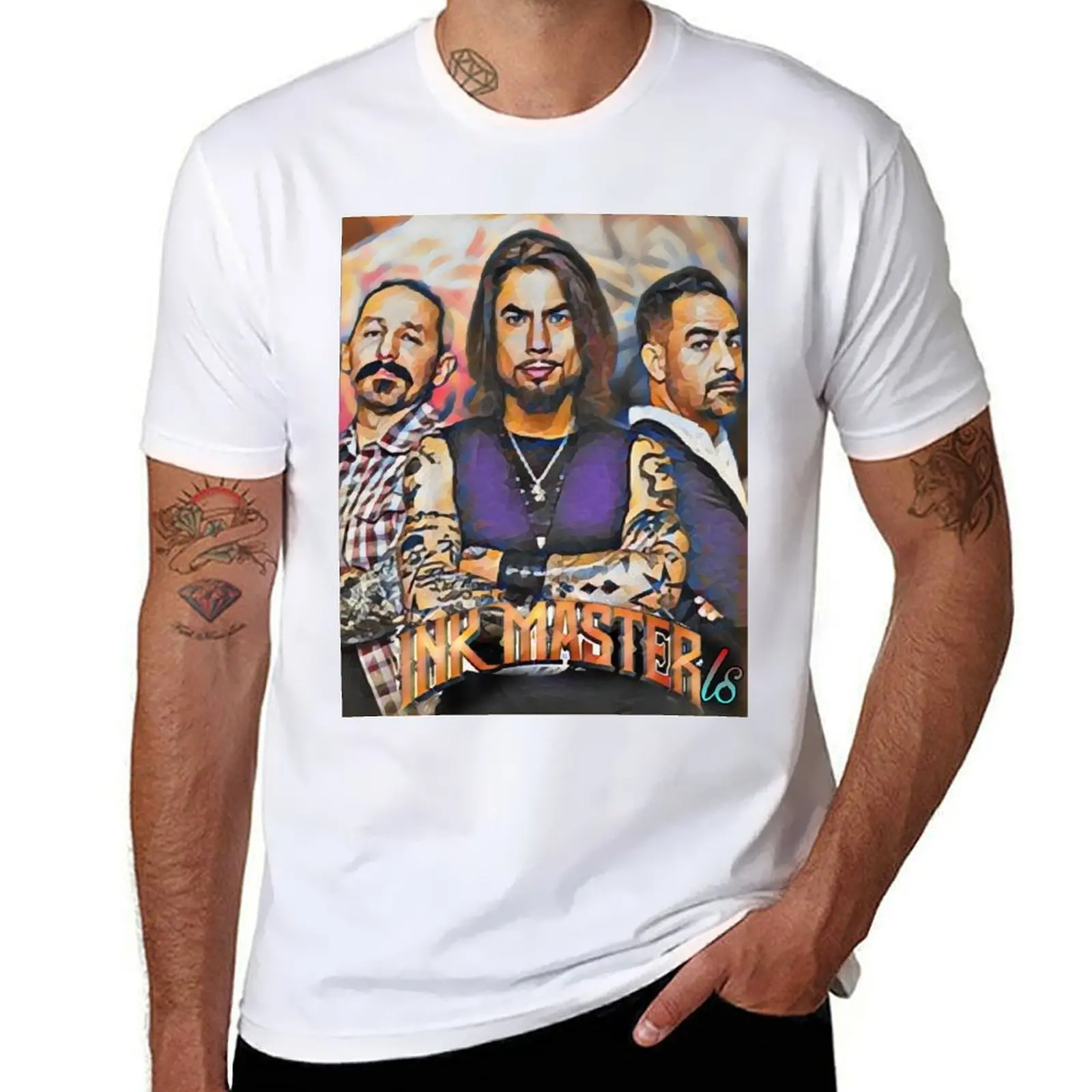 

Ink master T-Shirt men t shirt cotton 100% graphic t shirts for man T-Shirt