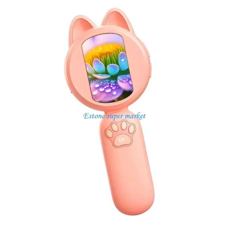 Agrandisseur numérique mode dessin animé 090B pour enfants, outil d'apprentissage à fonction Rechargeable