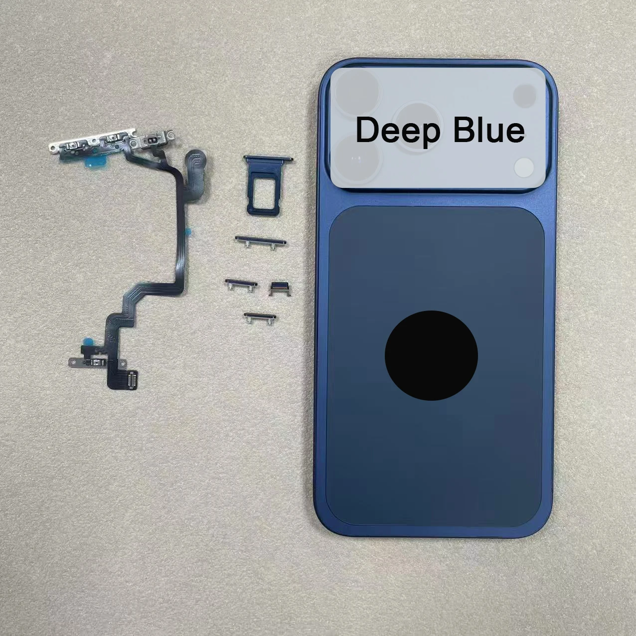 DIY Mod Housing Kit For iPhone XR Convert to 17 Pro Style, Housing Frame Flex Cable Side Buttons Replacement Repair Mod Parts
