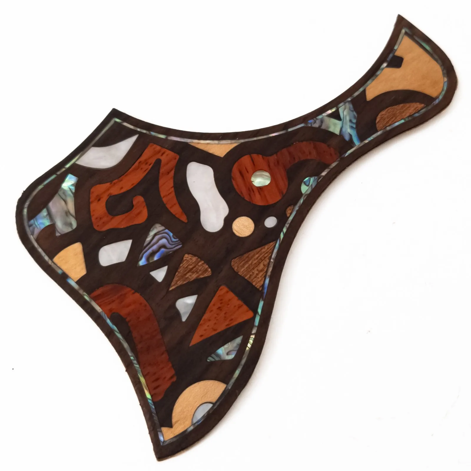 

Premium Rosewood Acoustic Guitar Pickguard Abalone Shell Inlay Guard for 38–41 Dreadnought Guitar Scratch Plate Protection Plate