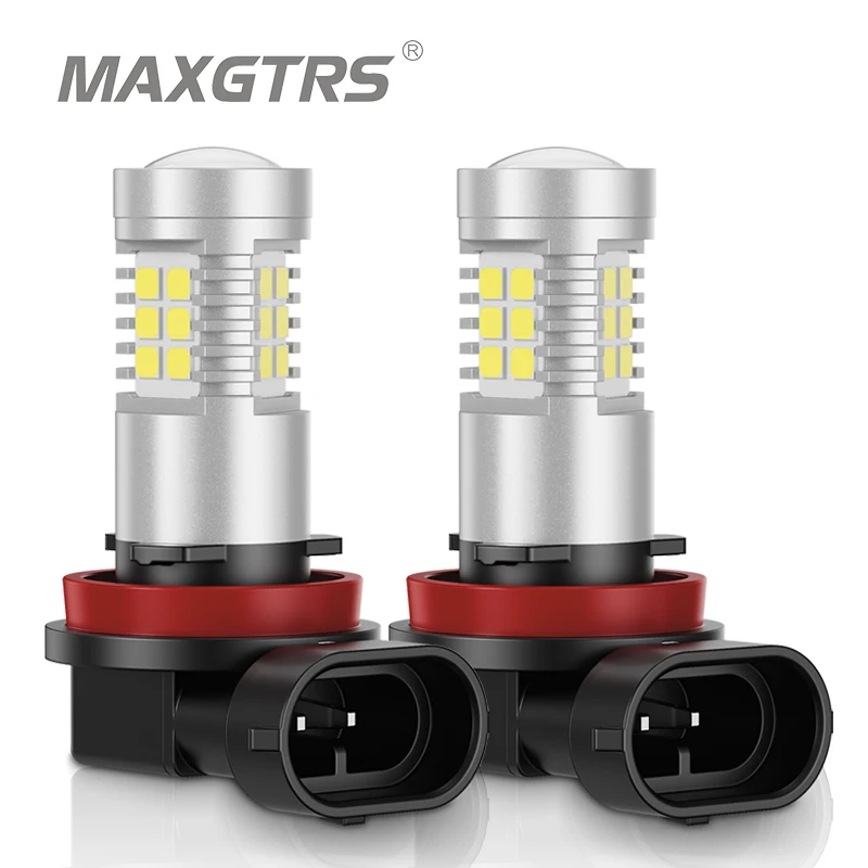 

2Pcs H8 H11 Led HB4 9006 HB3 9005 H16 Fog Lights Bulb 2835SMD 1200LM 6000K White Car Driving Running Lamp Auto Leds Light 12V