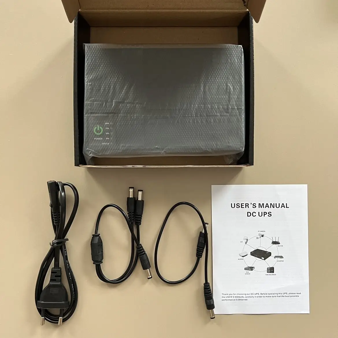 Imagem -06 - Fonte de Alimentação Ininterrupta Alternativa Mini Ups Router do Wifi 5v 9v 12v Output 110v 220v