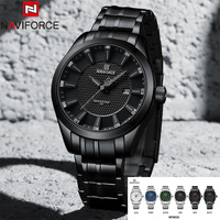 NAVIFORCE Men Wristwatch Top Brand Luxury Auto Date Business Army Watch Stainless Steel Sport Military Original Male Clock 8032
