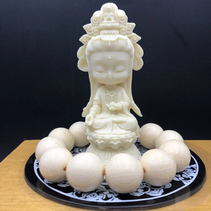 仏像シリコンモールド漫画観音デザインアロマセラピー石膏エポキシコンクリートキャンドルモールド