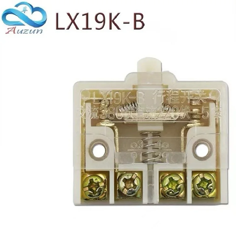 

5PCS LX19K-B Micro Limit Switch Silver Contact Foot Travel Switch Internal Self-Reset Core current 5A Voltage AC220 AC380