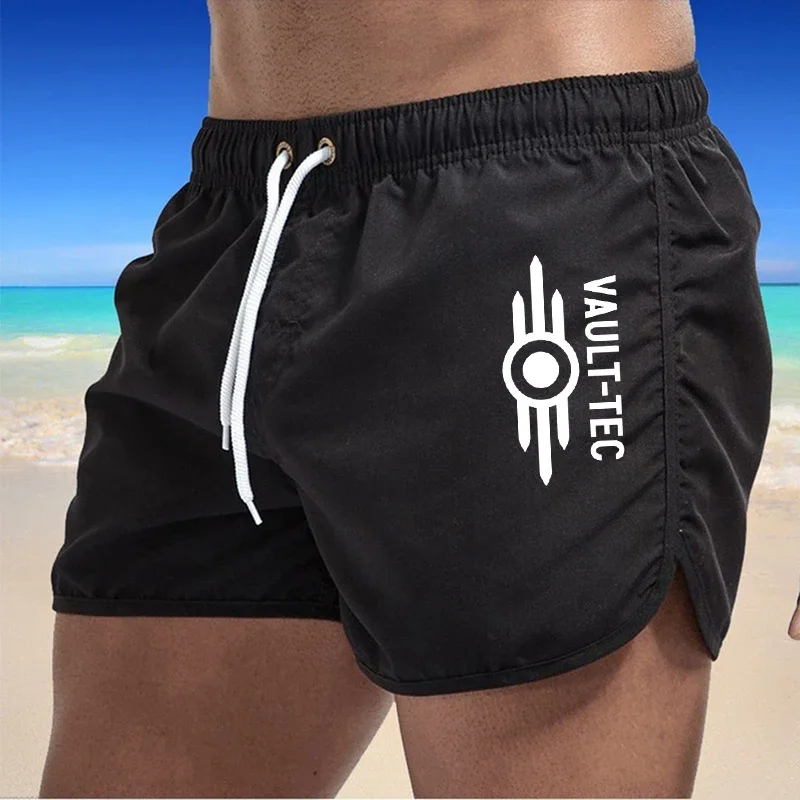 2024 New Models Swimwear Men\'s Beach Shorts Jogging Sports Running Shorts Summer Swim Trunks Tracksuit Beach Surfing Pants