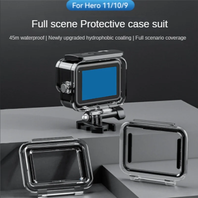 

Водонепроницаемый чехол M86K 45 м для 11, 10, 9, чехол для подводного дайвинга с фильтром для дайвинга, аксессуары для экшн-камеры