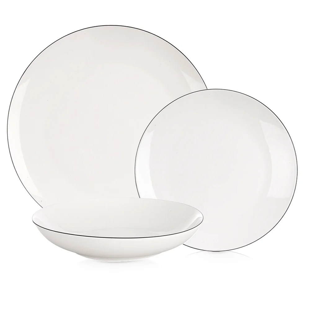 Dinerservies porselein wit DECORA 18 El.
