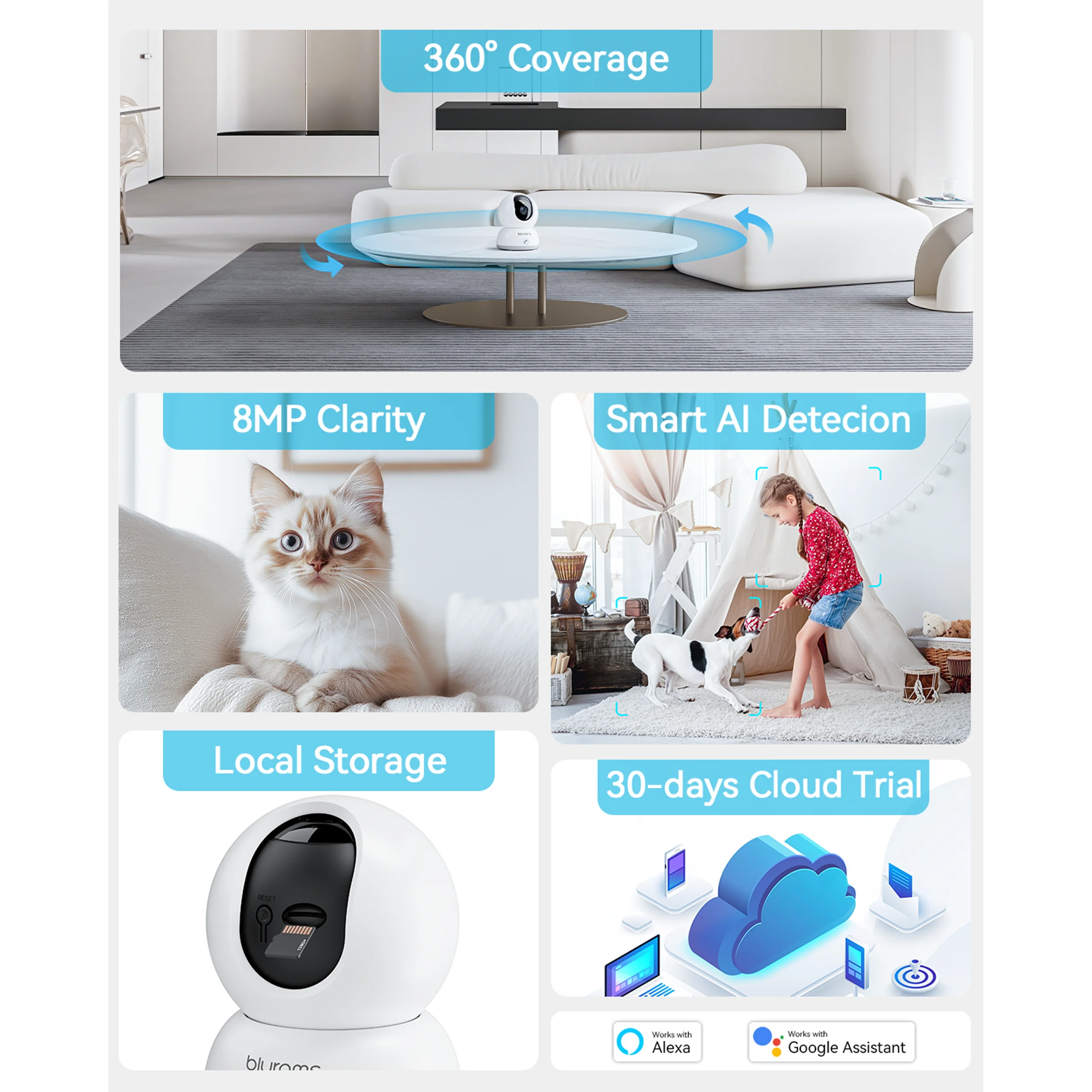 Blurams 4K Indoor Home Securit - огляд і ціна Eufy Camera E220