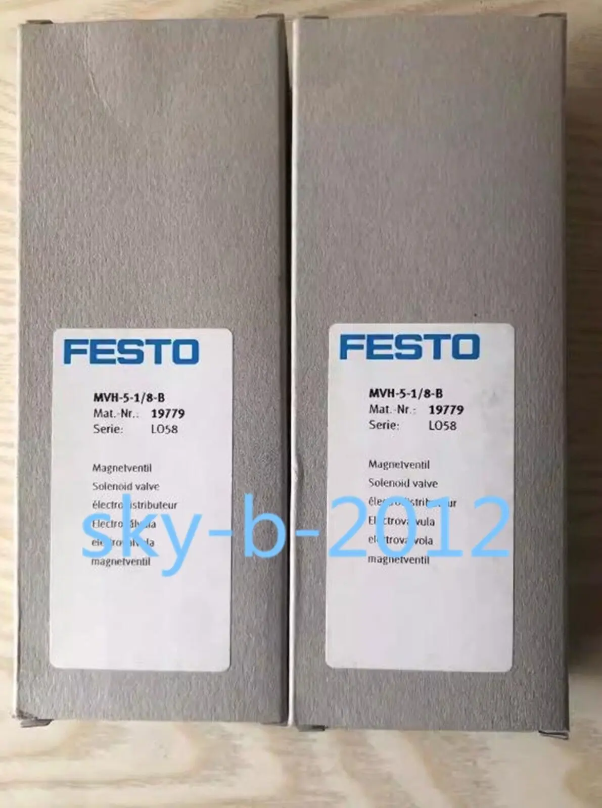 

1 PCS NEW IN BOX FESTO solenoid valve MVH-5-1/8-B 19779