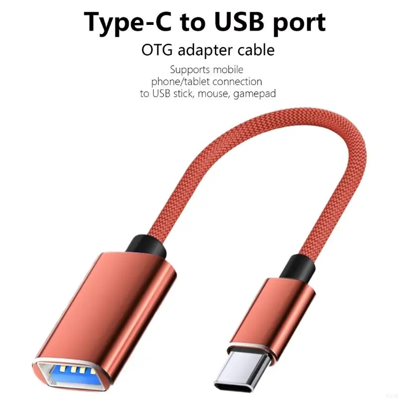 5,9 дюйма типа C до USB3.0 OTG Adapter Line USB C Самцовый в USB -женские преобразователи кабельный шнур короткий подключение