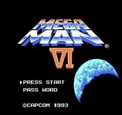 Megaman 1 /2 /3 /4 /5 /6 Regione gratuita della scheda di gioco a 60 pin per lettore di videogiochi a 8 bit