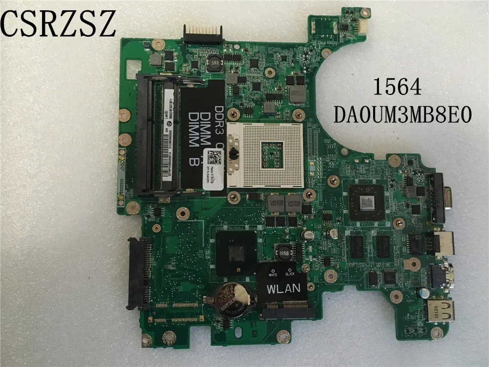 لوحة أم للكمبيوتر المحمول Dell inspiron 1564 DA0UM3MB8E0 لوحة أم DDR3 تعمل بشكل جيد