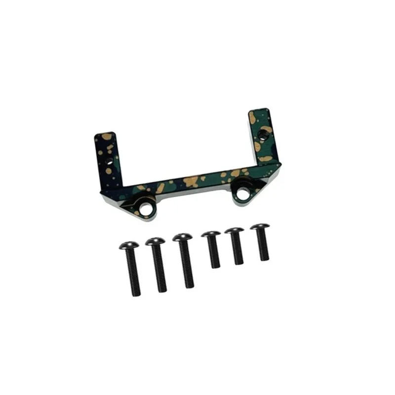 Suitable for MJX 1/18 H18P RC Car Special Replacement Parts, Metal Upgrade and Modification of Front Axle Servo Fixing Seat