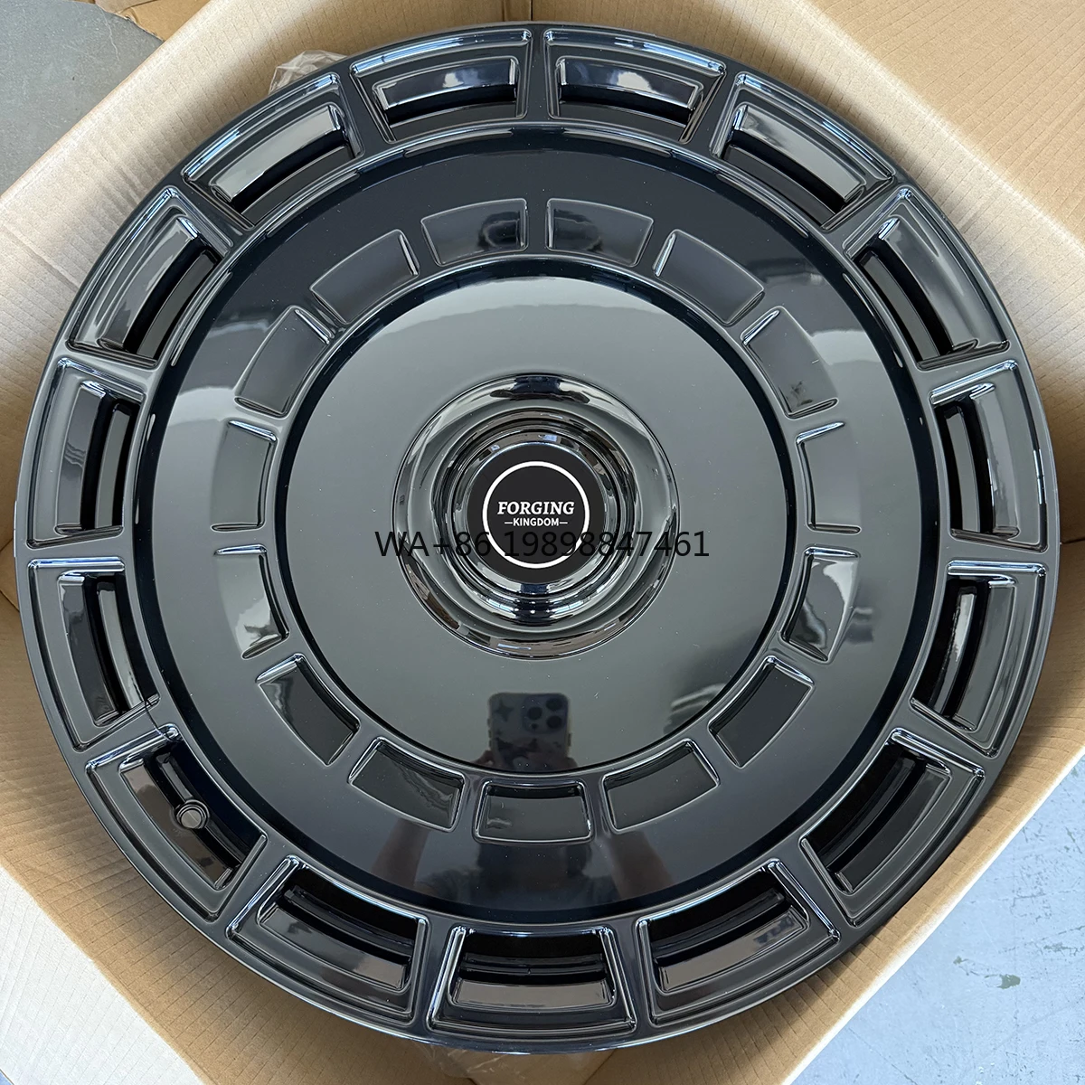 

High Quality 6061-T6 Forged Aluminum Alloy Wheel Hub 20-26 Inch 5*130,5*112,5 *120pcd Bright Black Coating New Condition