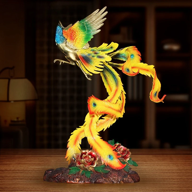 

Украшение Phoenix Yufei, креативное украшение из чистой меди для дома и офиса.