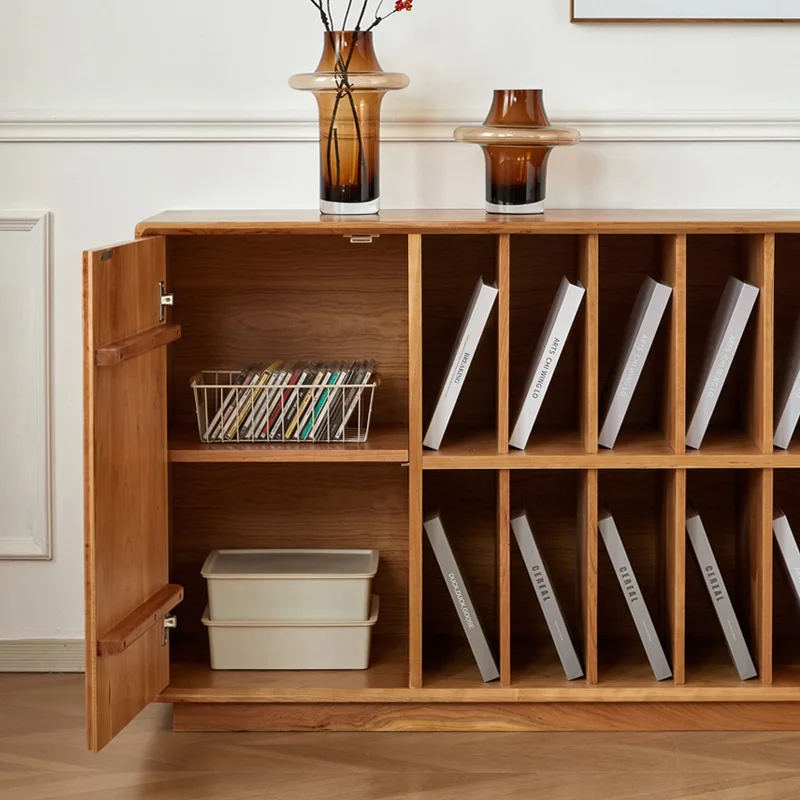 Locker Bookcase Floor Shelf Living Room Wall Storage Cabinet