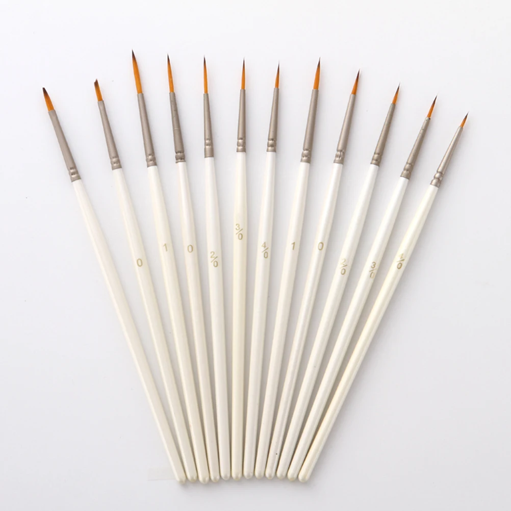 

12pcs Watercolor Brush Set Professional Painting Brushes Art Supplies Nail Art Oil Acrylic Travel Kids Beginners