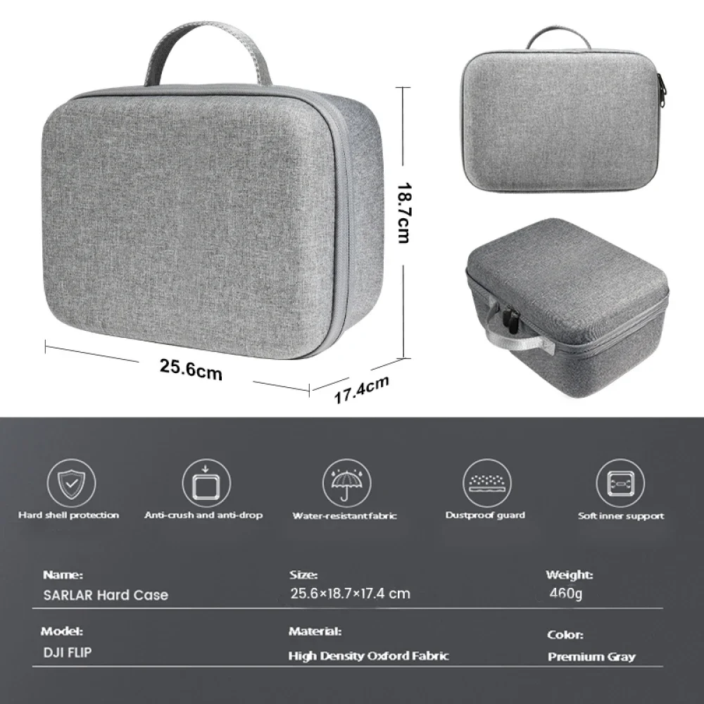 Aufbewahrungstasche für DJI Flip Drone Case, Flip Fly More Combo, Tragetasche mit RC 2/N3 Fernbedienung, intelligente Flugbatterie