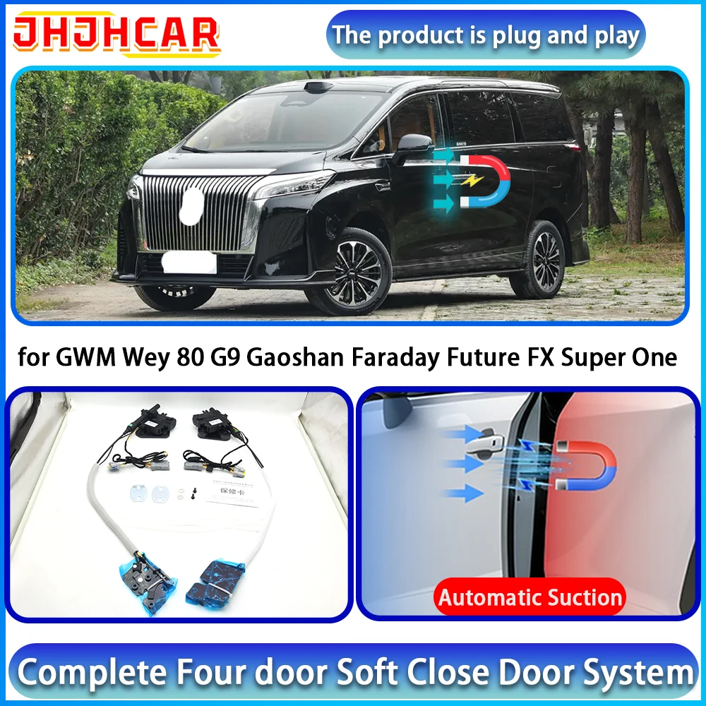 for GWM Wey 80 G9 Gaoshan Faraday Future FX Super OneOEM  Automatic Door Closer Lock Electric Suction Soft Close Door Kit System