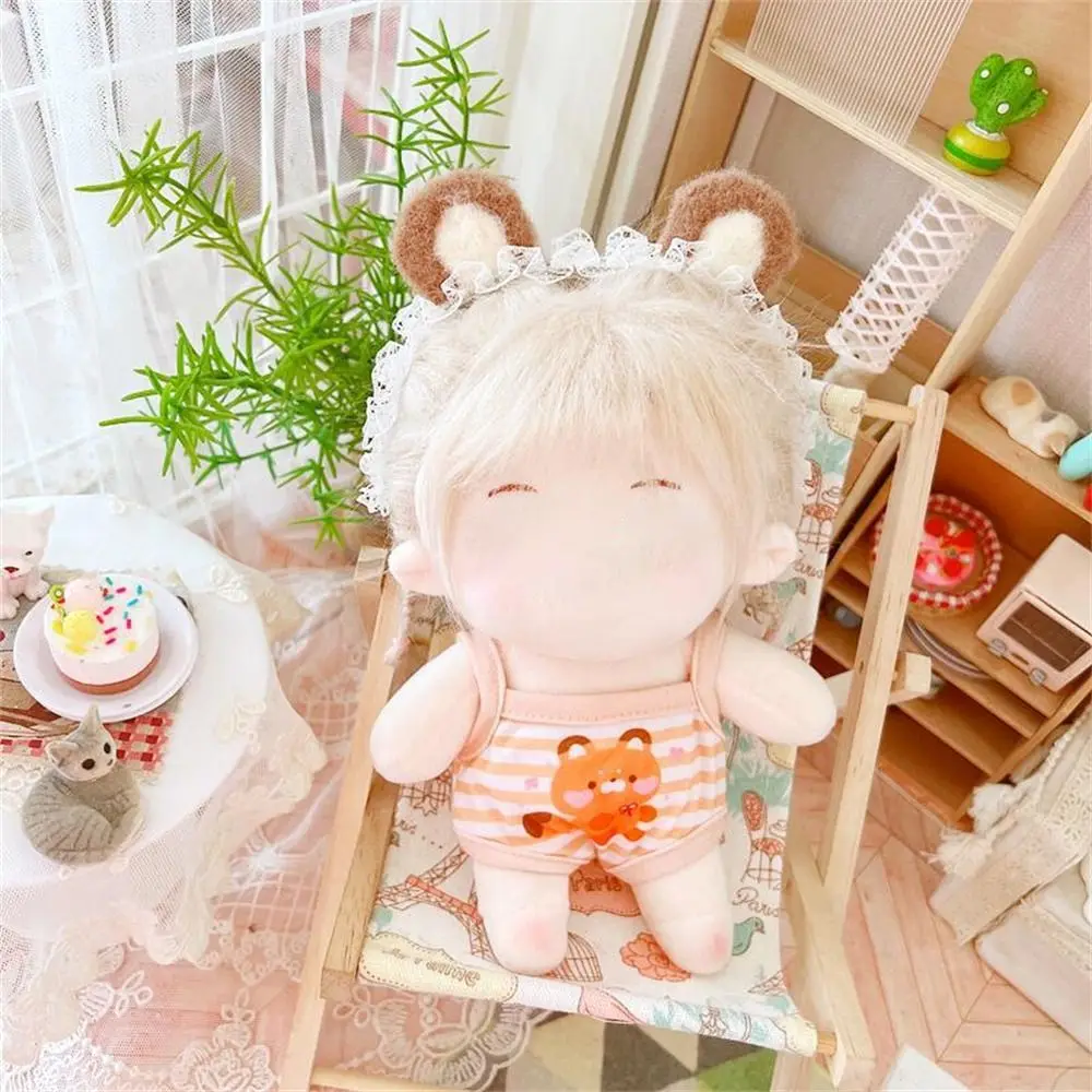 Cute DIY Plush Dolls Handmade Doll Roupas Roupas Suit Idol Doll Toy Vestuário Para 20CM Baby Doll