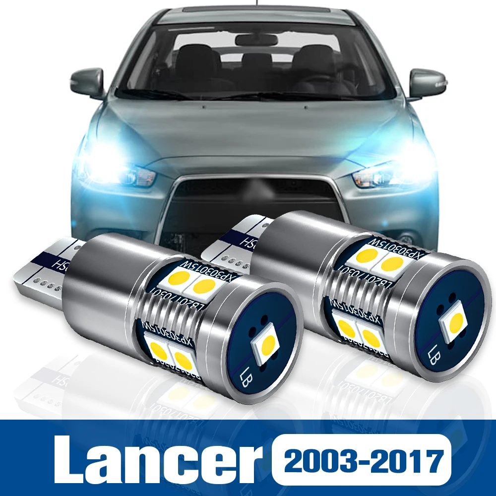 

2 шт., светодиодные лампы для автомобилей Mitsubishi Lancer 2003-2017 2009 2010 2011 2012 2013 2014