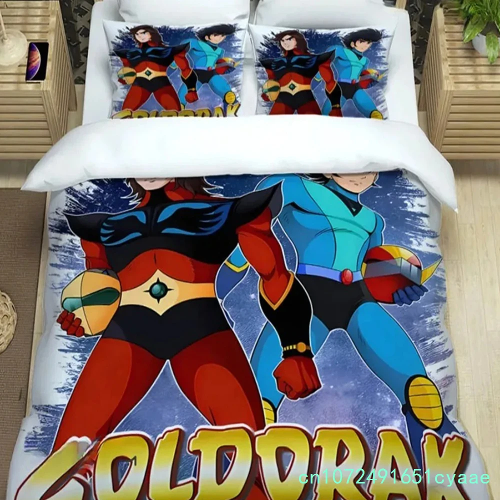 3D Printed UFO ROBO Bedding Set For Bedroom Soft Modern Bedspreads Comefortable Kids Duvet Cover Quilt Cover And Pillowcase