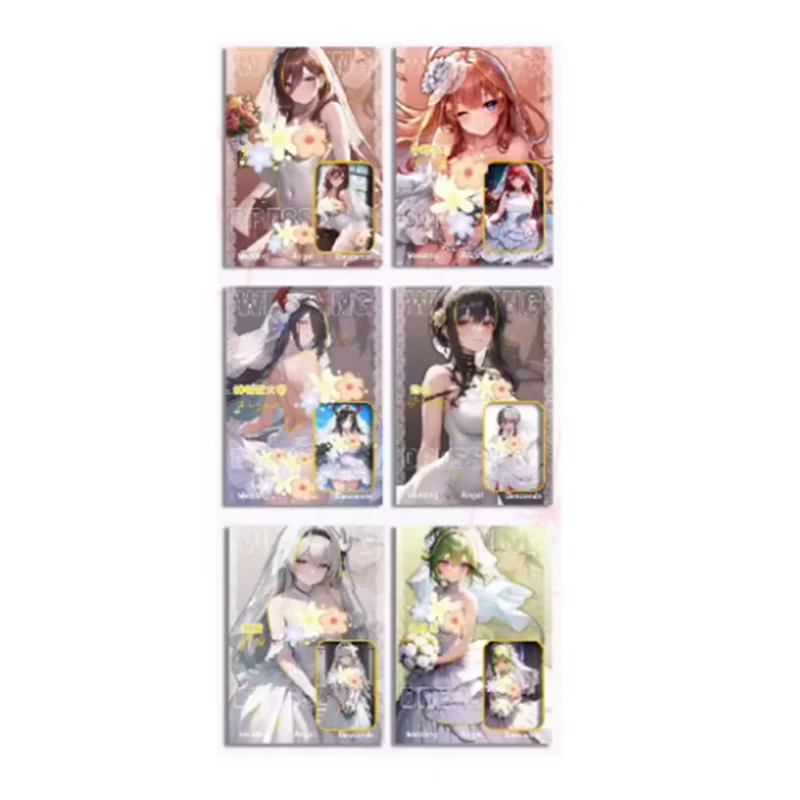 New Goddess Story Mirror flowers and water moon TCG Anime Collection card Child Board Game Trading Cards mini Box FAST SHIPPING