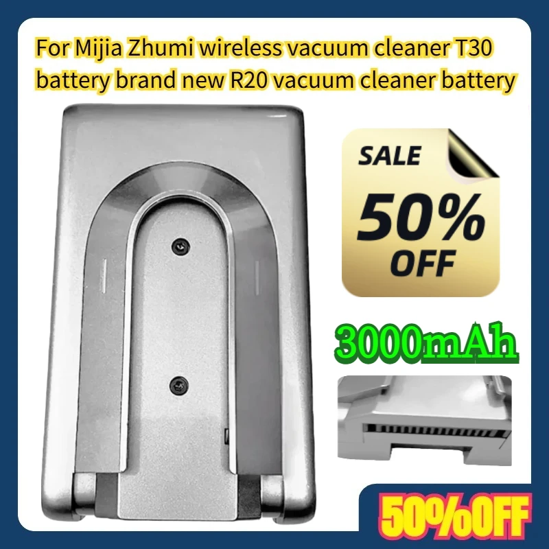 

For Mijia Zhumi wireless vacuum cleaner T30 battery brand new R20 vacuum cleaner battery 3000\4000\5000mAh