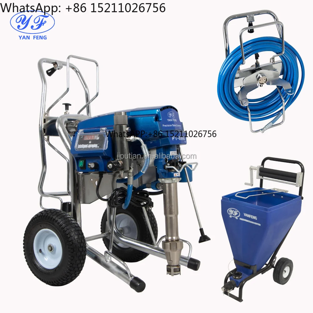 Texture Paint Sprayer Ceiling Joint Compounds Large Residential Interior Contractor Time-saving Airless Sprayer Machine
