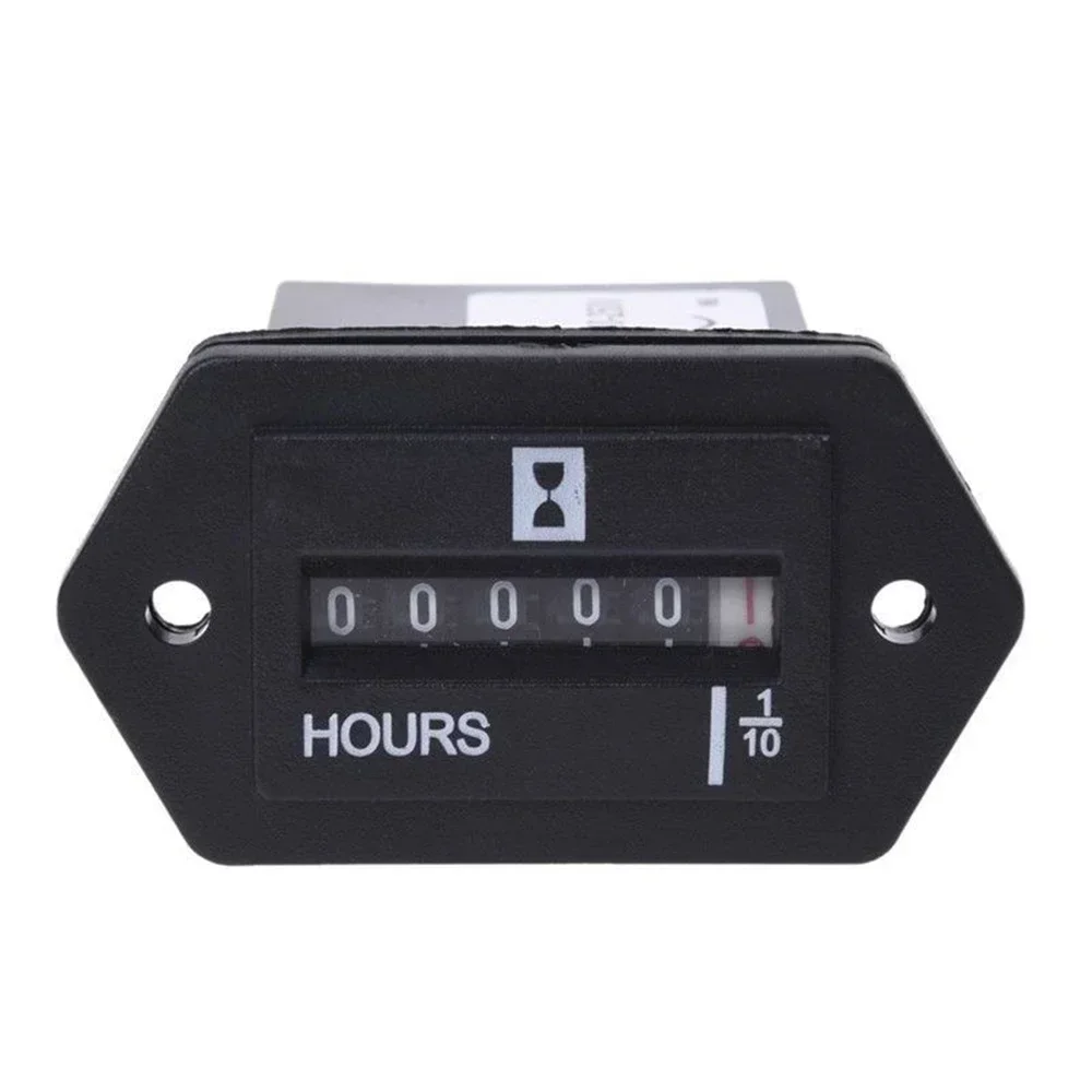 Generator Sealed Hour Meter Counter Mechanical Hour Meter Timers Gauge For Diesel Gasoline Engine Generators HM002 HS -