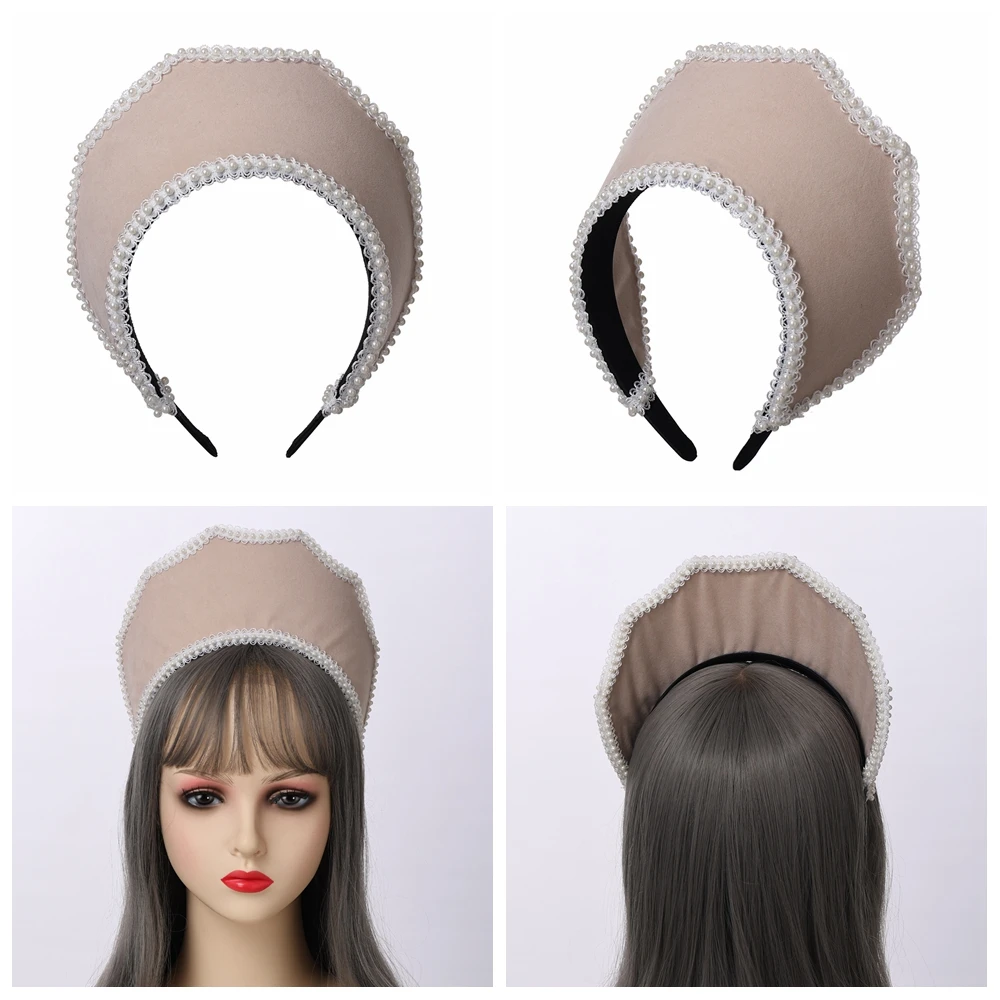 Mittelalterliche Göttinnenkrone Kopfschmuck Königliche Französische Königin Frauen Cosplay Accessoires Haarreif – Detail 1