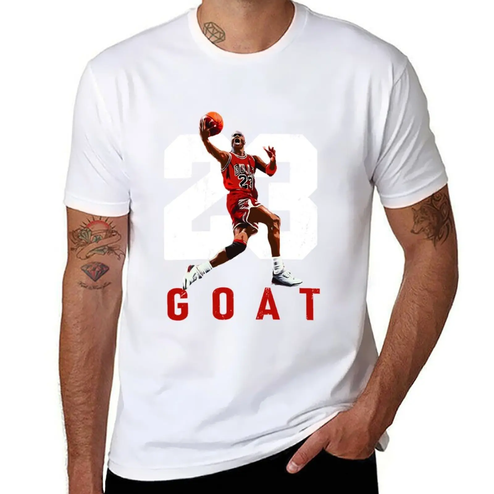 

23 Goat T-Shirt man tshirt cotton t shirts man 100% T-Shirt