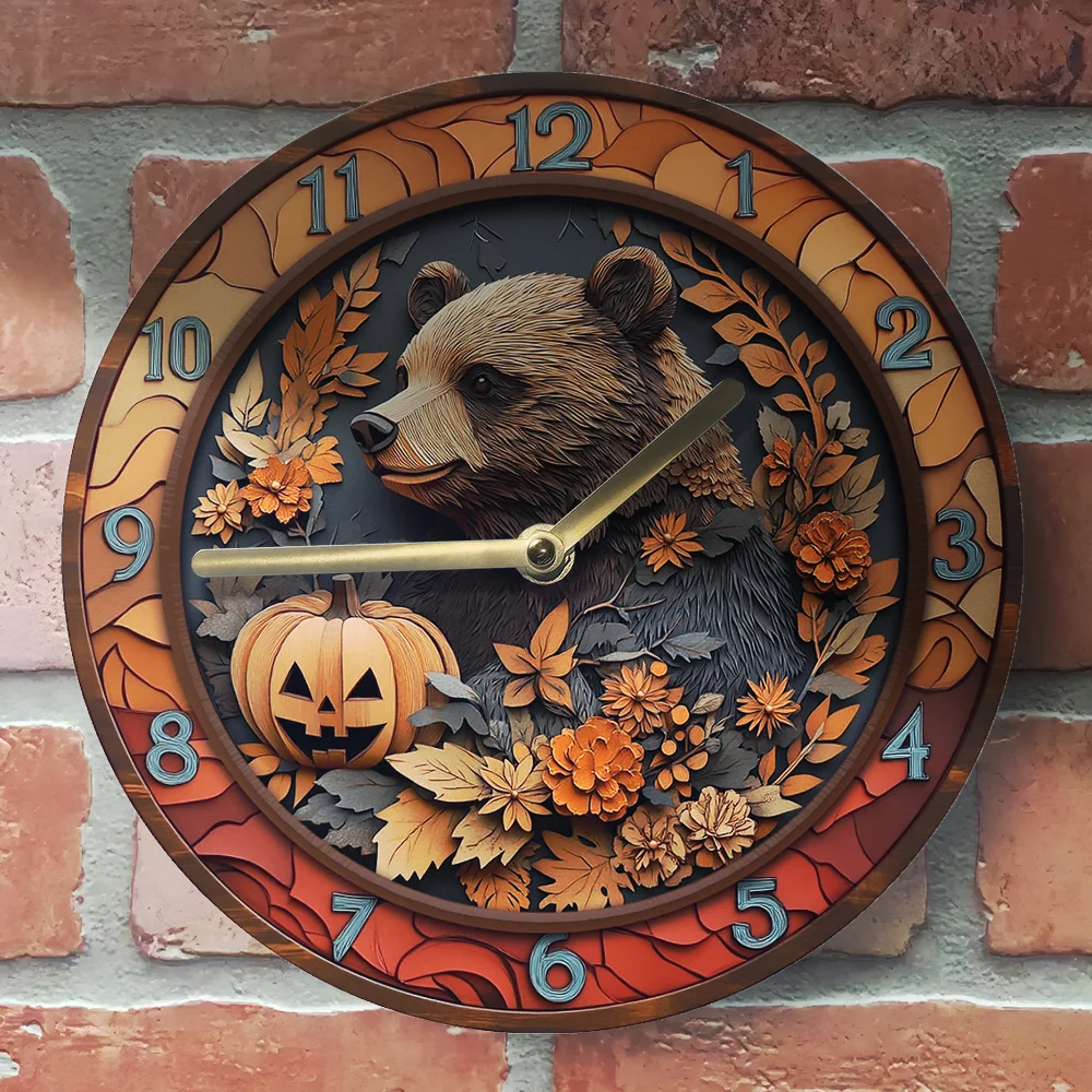 1pc 8x8inch Quartz Silent Wall Aluminum Clock For Winter Bedroom Dormitory Entrance Kitchen Women Mothers Friend Thanksgiving Mo