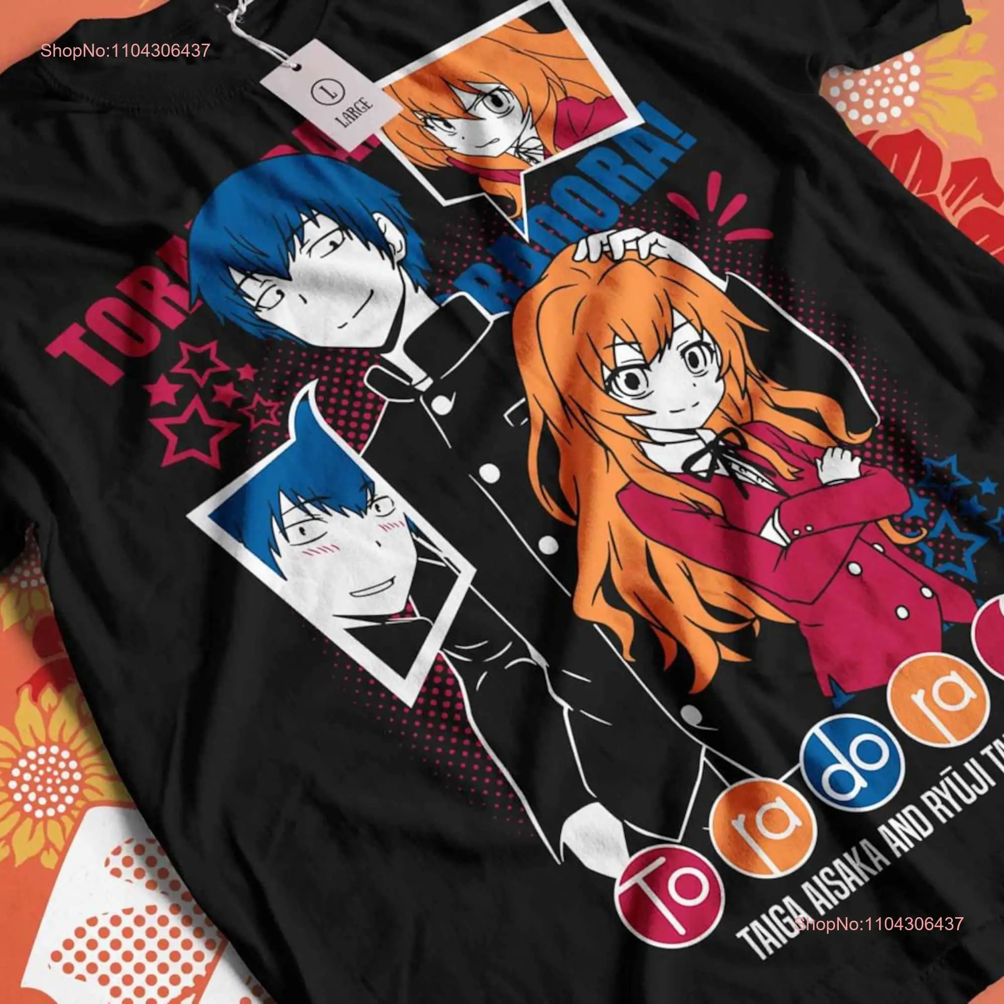 Toradora Taiga Aisaka Promise Anime T Shirt Ryuji Takasu Manga long or short sleeves