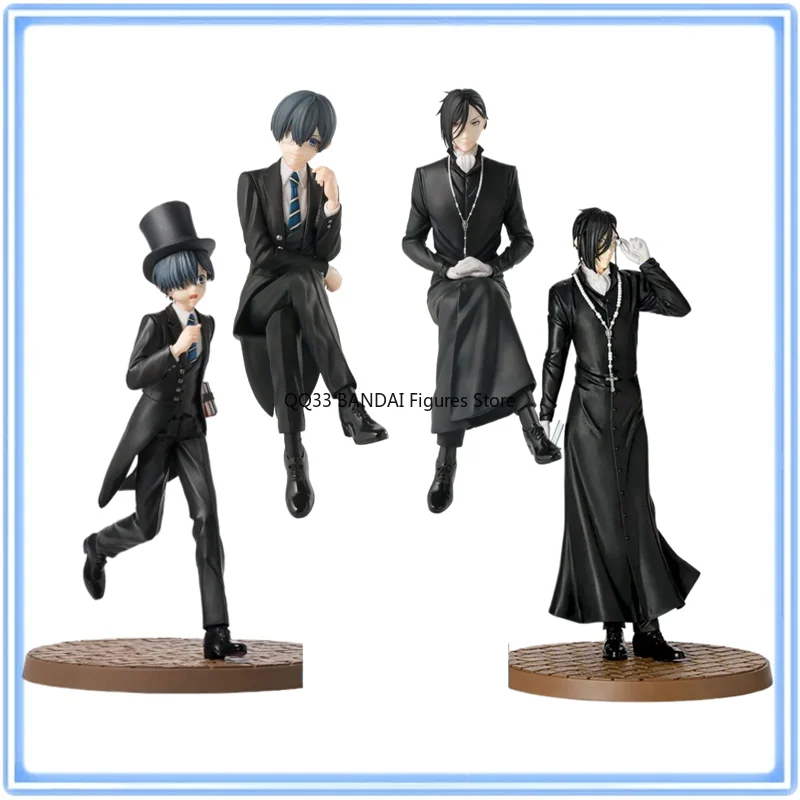 

Оригинальные аниме-фигурки Black Butler - "Школа для младших классов" - Себастьян Майклис и Сиэль Фантомхайв, модель для декора рабочего стола