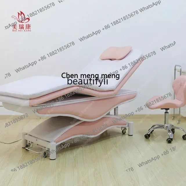 smt7486 سرير التجميل الكهربائي صالون تجميل متعدد الوظائف تدليك العلاج سرير الوشم الأريكة فحص الأسنان Bed7486