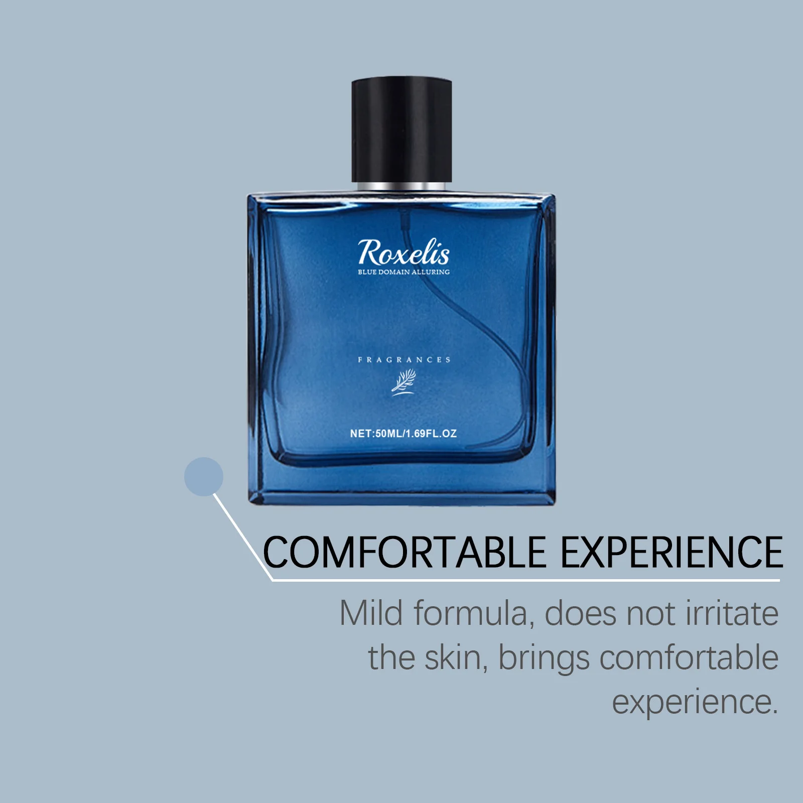 ROXELIS 50ML Blue Domain Alluring Fragrances High-Quality Ingredients Bring Ahigh-end Fragrance Experience
