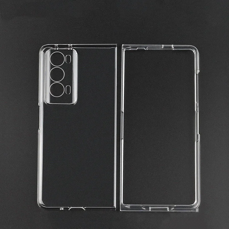 Для Honor Magic V V2 Vs Vs2 V3 Vs3 V5 Прозрачный складной чехол из ТПУ для телефона Прозрачный жидкий силиконовый мягкий чехол Защитная задняя крышка