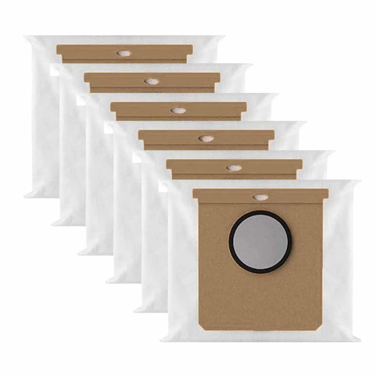 12Pack Dust Bags For Eufy L50 SES L60 SES Vacuum Cleaner Self-Emptying Dock, For Conga Home 1000,8090 Ultra,9090AI