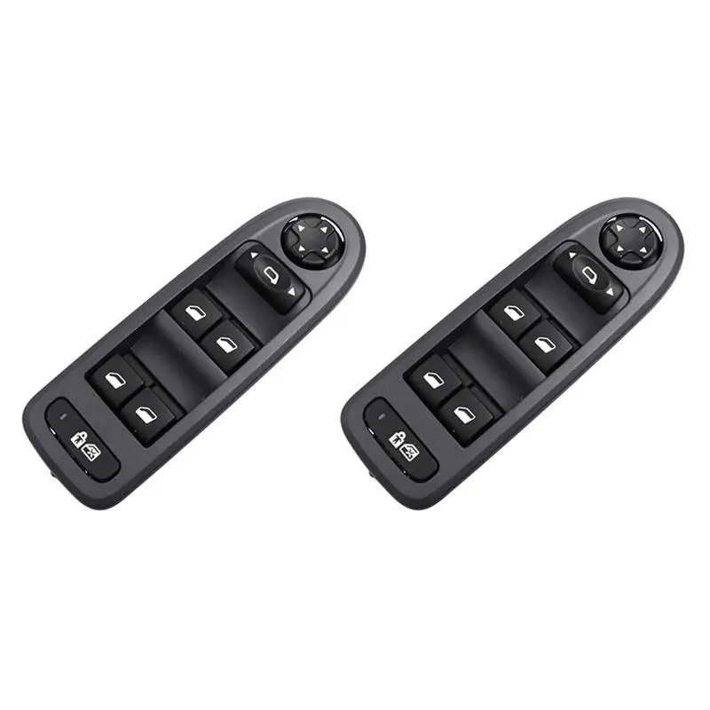 Exclusive 2X 98054508ZD Electric Power Master Window Switch For 308 508 Citroen C5 2007-2013 96644915XT 98053439 9664491
