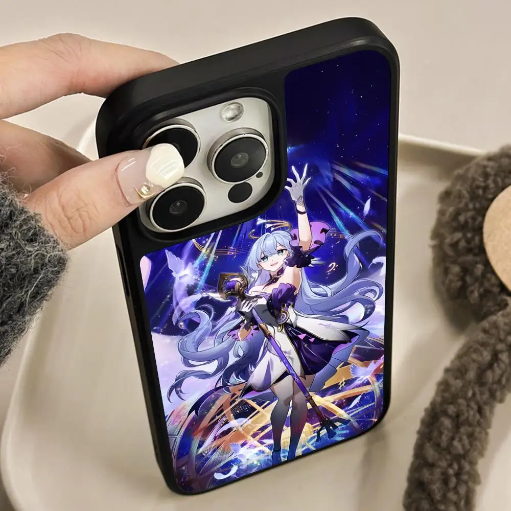 

HSR Robin Matte Surface Mobile Phone Case for iPhone 17 16 15 14 13 12 11 Air Pro Max Plus Colorful Cover