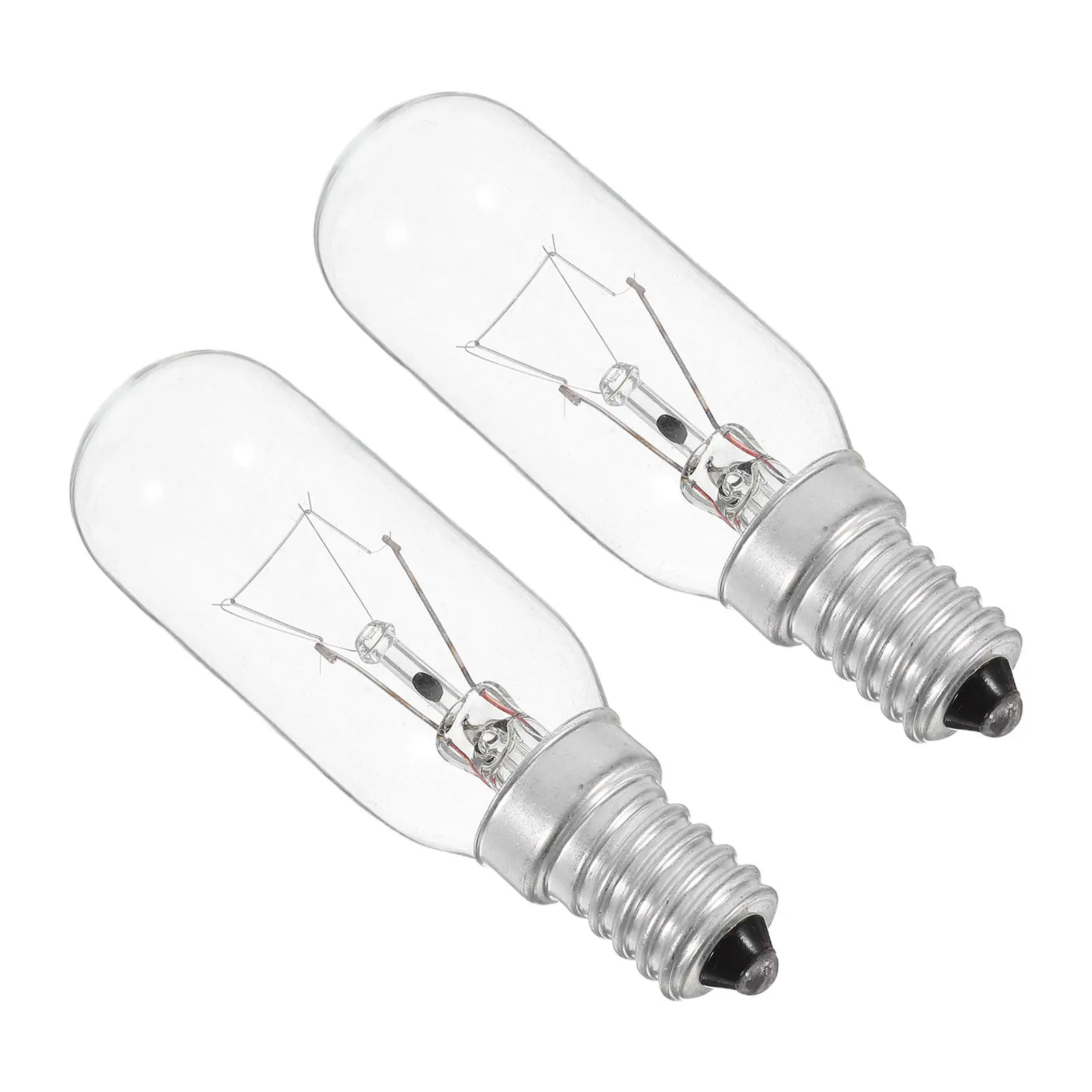 

2Pcs E14 Small Appliance Light Bulb Bright Consistent Illumination Range Hood Light Bulbs for Cooker Hood Stove Lamp Sewing